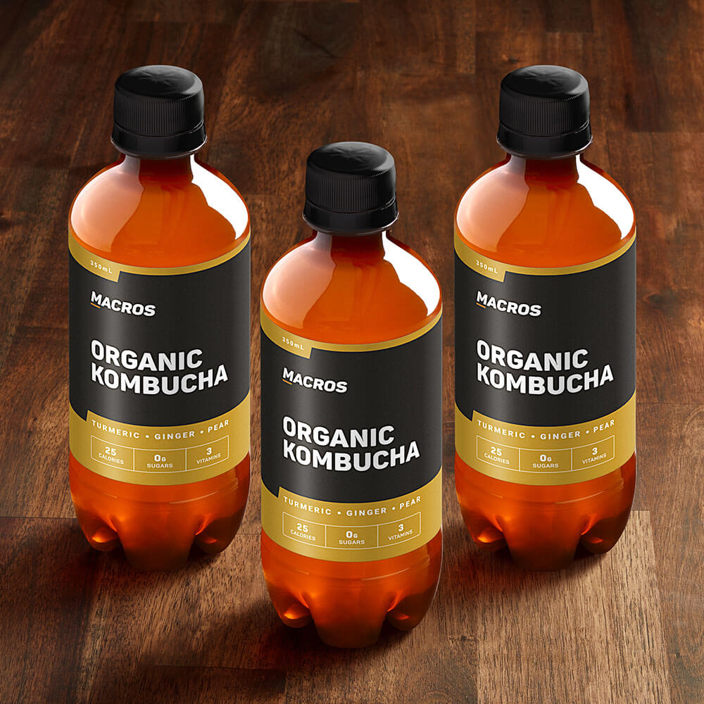 Organic Turmeric, Ginger and Pear Kombucha